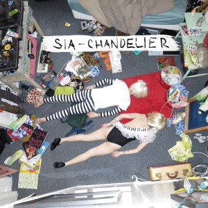 Sia - "Chandelier" single cover artwork