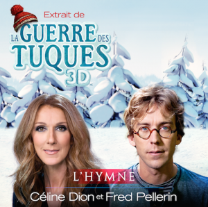 Céline Dion & Fred Pellerin - "L'hymne" single cover artwork